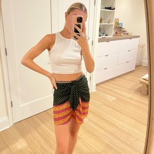 Zara printed colorful skirt